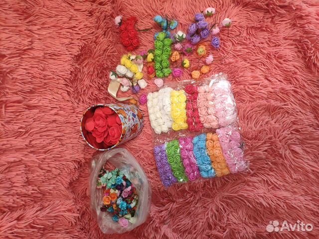 Цветы из фоамирана и бумаги