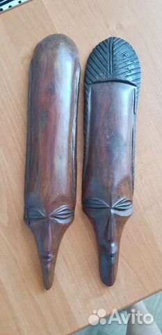 Маски из дерева африканские (Намибия)