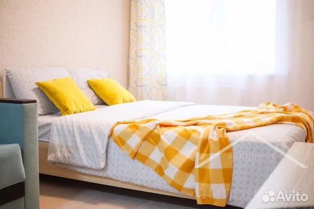 

1-к. квартира, 43 м², 2 кровати
