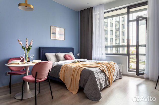 

Квартира-студия, 30 м², 2 кровати