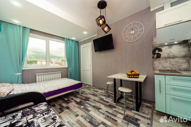 

Квартира-студия, 30 м², 2 кровати
