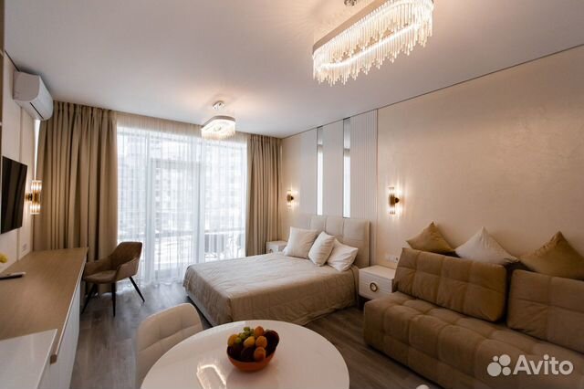 

1-к. квартира, 45 м², 2 кровати