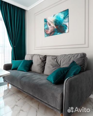 

1-к. квартира, 47 м², 2 кровати
