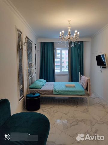

1-к. квартира, 37 м², 2 кровати
