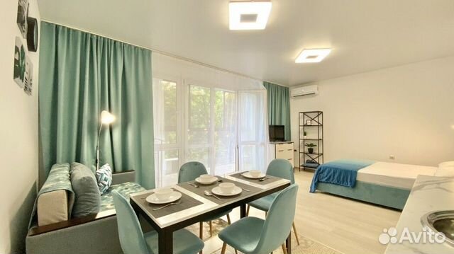 

Квартира-студия в апарт-отеле, 45 м², 3 кровати