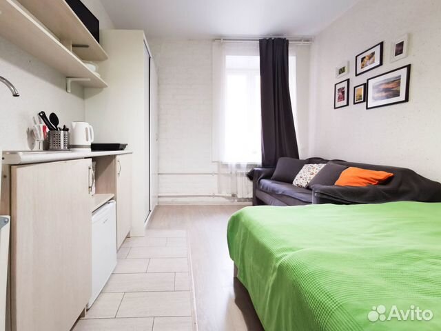 

Квартира-студия в апарт-отеле, 15 м², 2 кровати