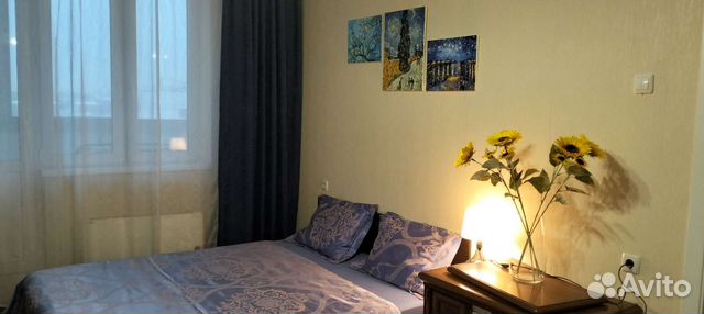 

1-к. квартира, 42 м², 2 кровати
