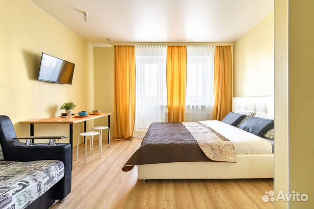 

Квартира-студия, 30 м², 2 кровати