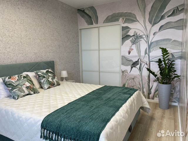 

1-к. квартира, 34 м², 2 кровати