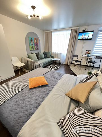 

Квартира-студия, 30 м², 2 кровати