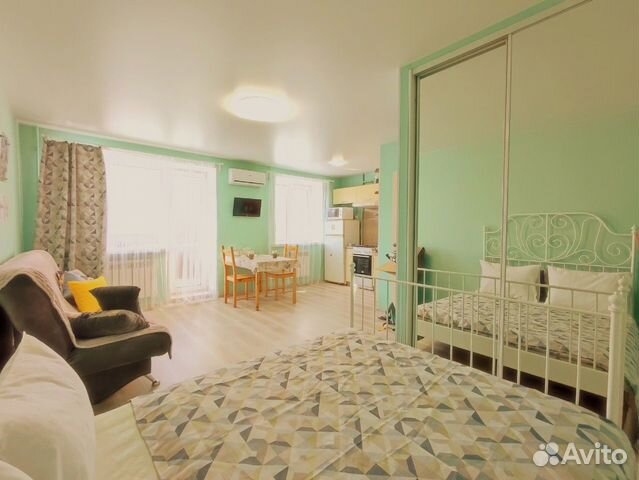 

Квартира-студия, 37 м², 2 кровати