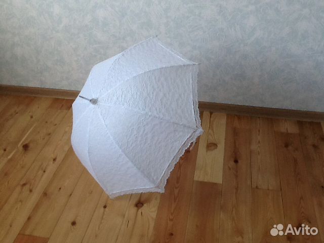Зонт свадебный белый гипюровый напрокат. Пушкин Зонт свадебный белый гипюровый напрокат. Пушкин