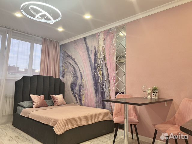 

Квартира-студия, 28 м², 2 кровати