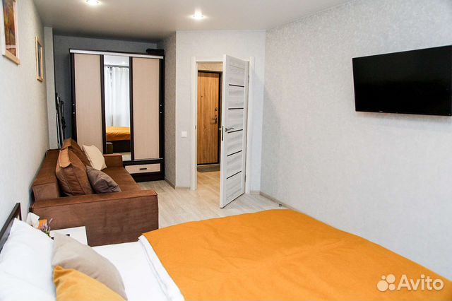 

1-к. квартира, 40 м², 3 кровати
