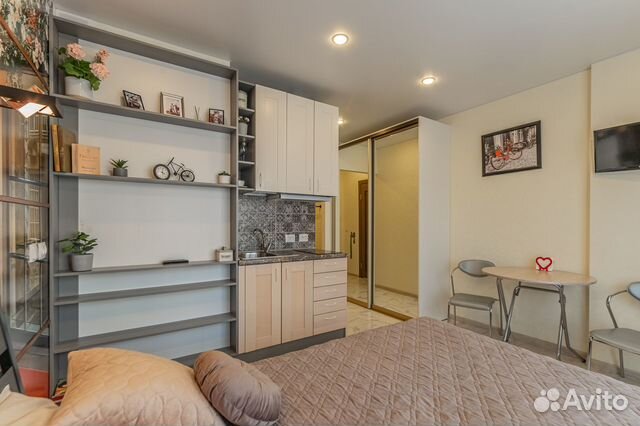 

Квартира-студия, 30 м², 1 кровать
