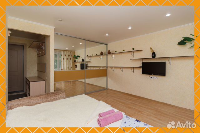

1-к. квартира, 38 м², 2 кровати