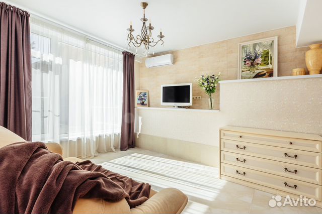 

Квартира-студия, 53 м², 2 кровати