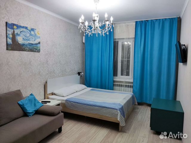 

1-к. квартира, 38 м², 2 кровати
