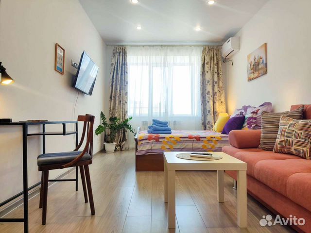 

1-к. квартира, 45 м², 2 кровати