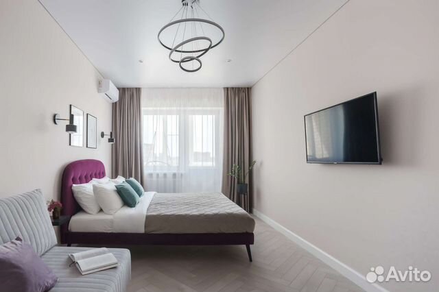 

1-к. квартира, 42 м², 2 кровати