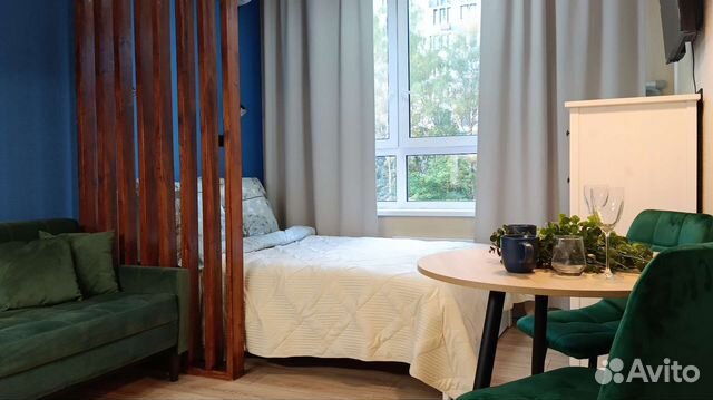 

Квартира-студия, 23 м², 2 кровати