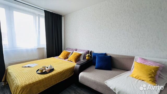 

1-к. квартира, 40 м², 2 кровати