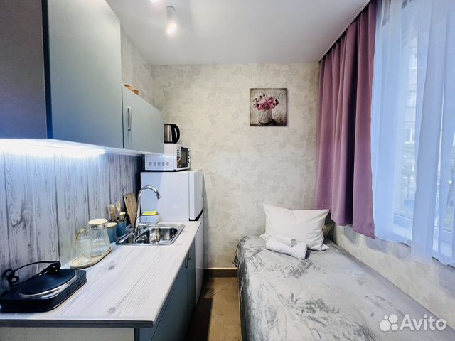 

Квартира-студия, 12 м², 1 кровать