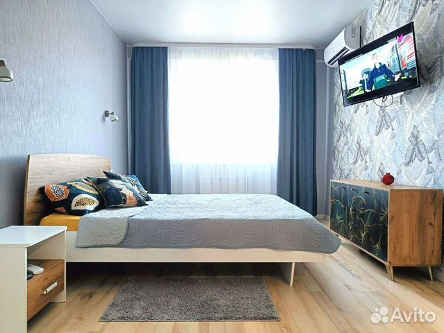 

1-к. квартира, 42 м², 2 кровати