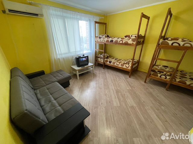 

1-к. квартира, 45 м², 3 кровати