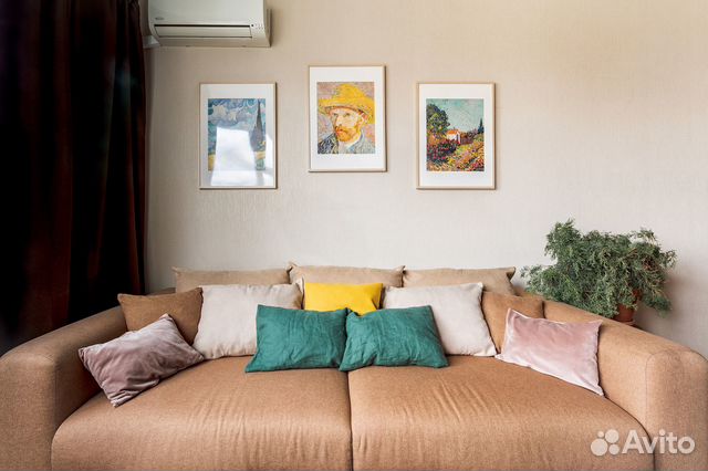 

1-к. квартира, 45 м², 2 кровати