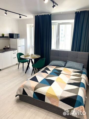 

Квартира-студия, 28 м², 1 кровать