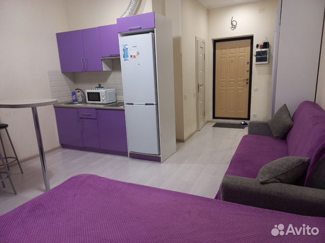 

Квартира-студия, 30 м², 2 кровати