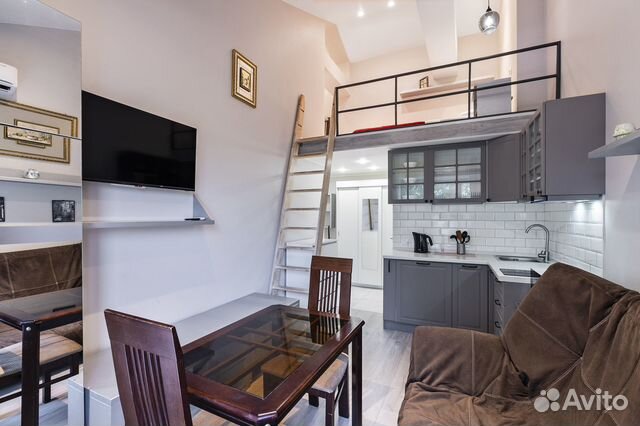 

Квартира-студия, 27 м², 2 кровати