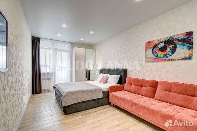 

Квартира-студия, 35 м², 2 кровати