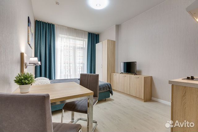 

Квартира-студия, 24 м², 1 кровать