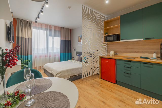 

Квартира-студия, 25 м², 1 кровать
