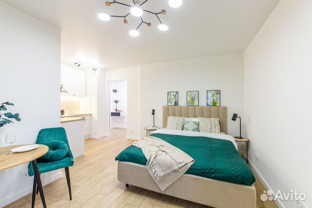 

Квартира-студия, 24 м², 1 кровать