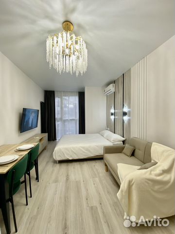 

Квартира-студия, 24 м², 2 кровати