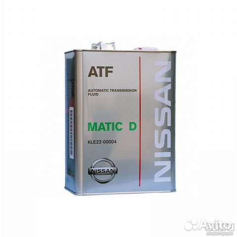 Nissan Matic Fluid D (4л) ориг. жидкость для АКПП