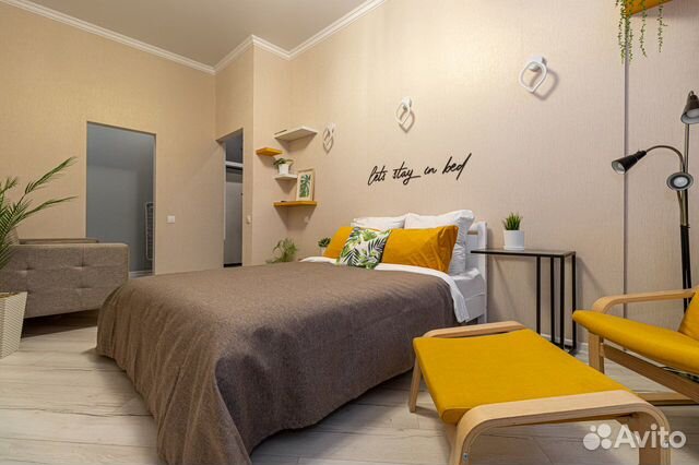 

1-к. квартира, 38 м², 2 кровати