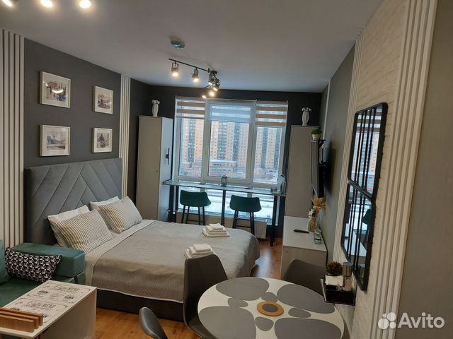 

Квартира-студия, 23 м², 3 кровати