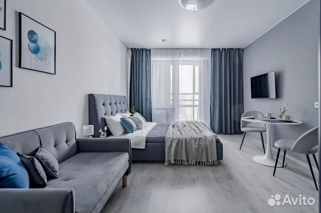 

Квартира-студия, 32 м², 2 кровати