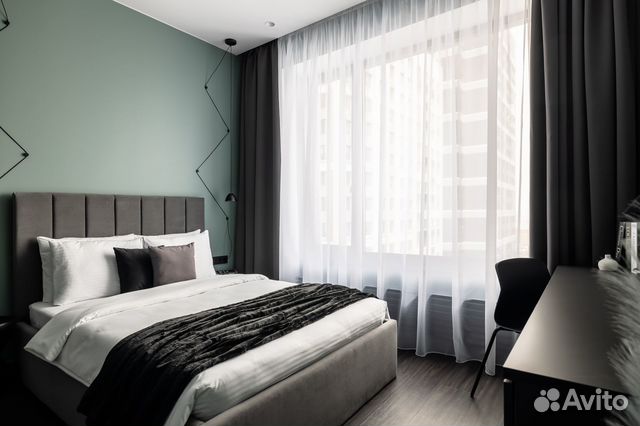 

1-к. квартира, 52 м², 2 кровати