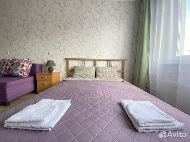 

1-к. квартира, 38 м², 2 кровати
