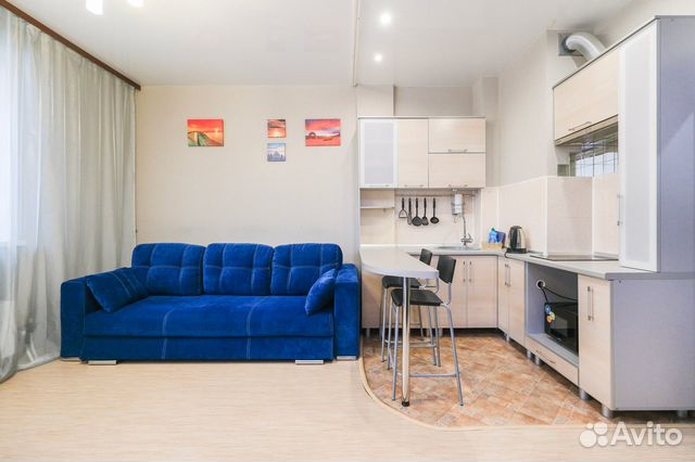 

Квартира-студия, 32 м², 2 кровати