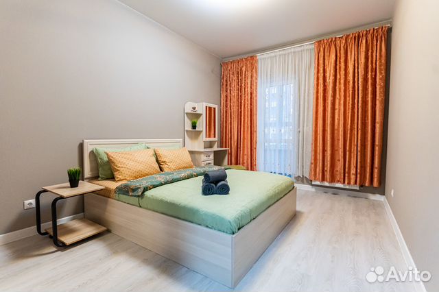 

1-к. квартира, 42 м², 2 кровати