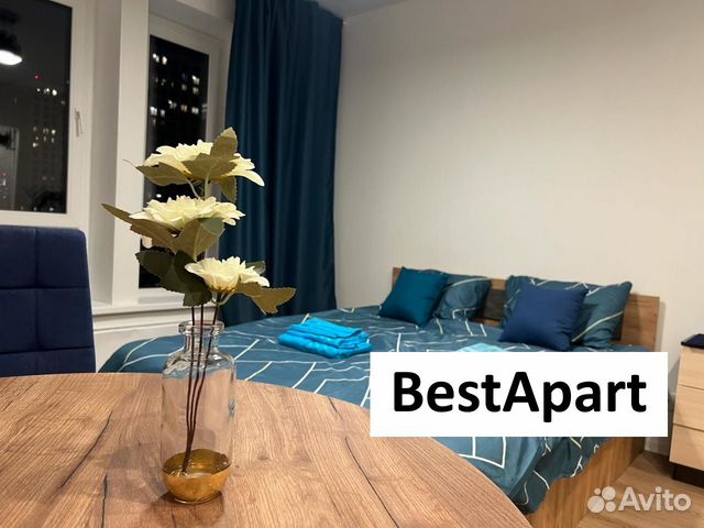 

Квартира-студия, 25 м², 1 кровать