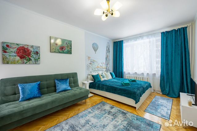 

1-к. квартира, 32 м², 2 кровати