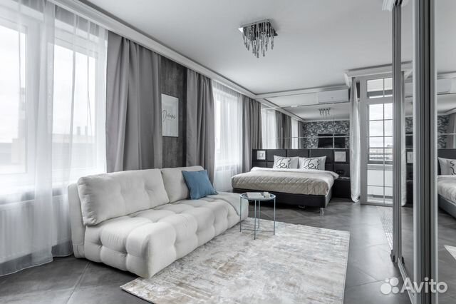 

Квартира-студия, 40 м², 2 кровати
