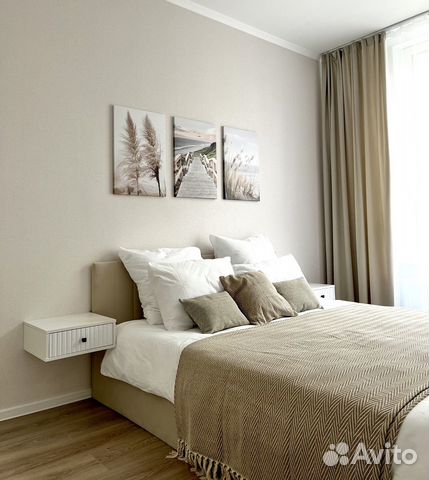 

1-к. квартира, 34 м², 2 кровати